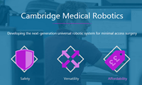 手术机器人公司 Cambridge Medical Robotics 获 2030 万美元 A 轮融资