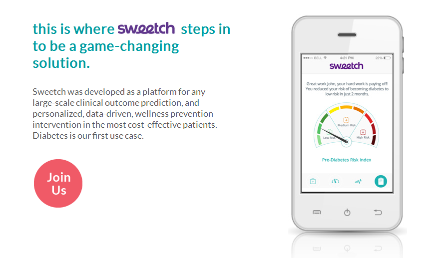 用大数据预测糖尿病风险的Sweetch公司获350万美元A轮融资